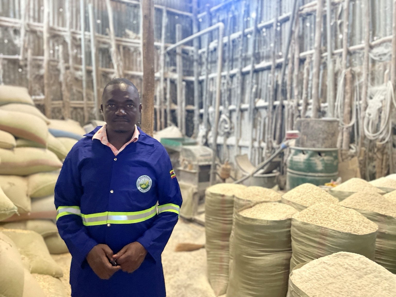 Maize storage and processing environment